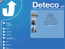 Tablet Screenshot of deteco.it